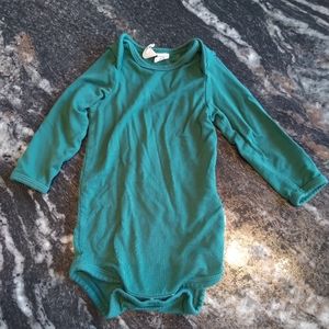 Kyte Baby Long Sleeve Onesie Green 3-6